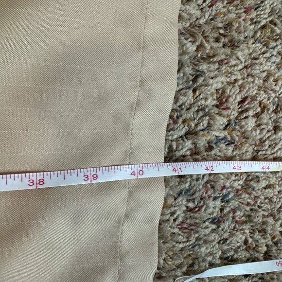 Cider Solid Texture Pleated Wide Leg Trousers Curve & Plus - Picture 11 of 12